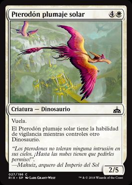 Pterodón plumaje solar / Sun-Crested Pterodon