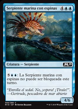 Serpiente marina con espinas / Frilled Sea Serpent