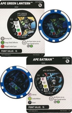 D17-B004 Ape Batman / Ape Green Lantern