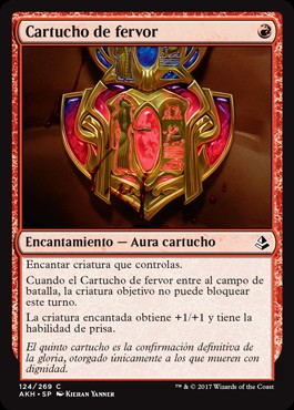 Cartucho de fervor / Cartouche of Zeal