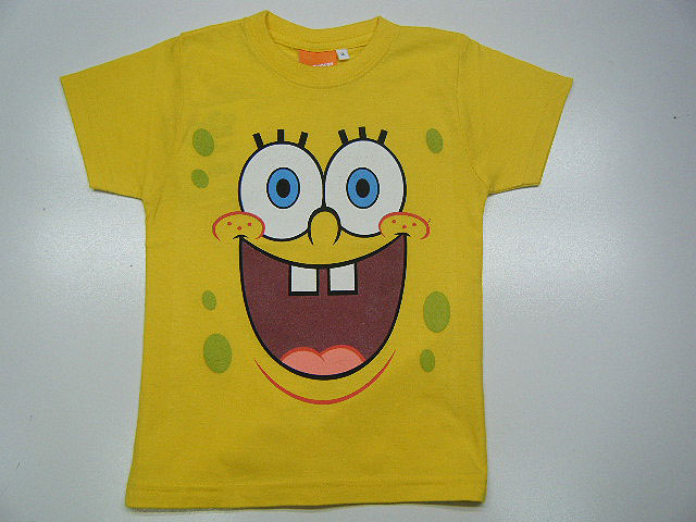 Bob esponja: Camiseta Bob esponja - Amarillo (Talla 8)