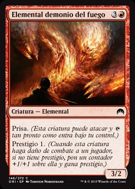 Elemental demonio del fuego / Firefiend Elemental