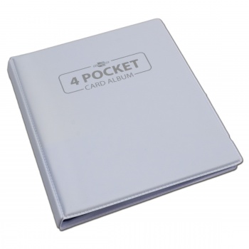 Blackfire - 4 Pocket Card Album - White