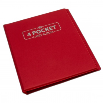 Blackfire - 4 Pocket Card Album - Red