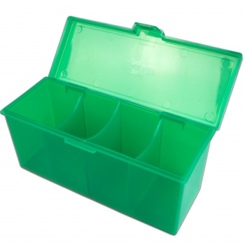 Blackfire - Caja de plastico de 4 apartados - Verde