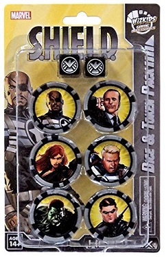 Marvel Heroclix: Nick Fury Agent Shield Dice & Token Pack