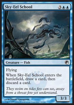Cardumen de anguilas celestes / Sky-Eel School