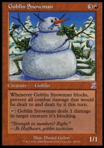 Muñeco de nieve trasgo / Goblin Snowman
