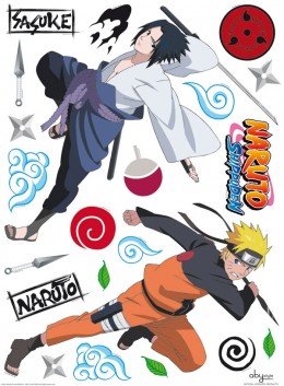 Naruto: Stickers de pared 50x70cm