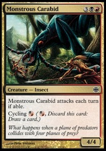 Carábido monstruoso / Monstrous Carabid