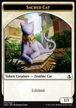 Token Gato sagrado / Sacred Cat Token