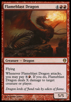 Dragón ráfaga de llamas / Flameblast Dragon