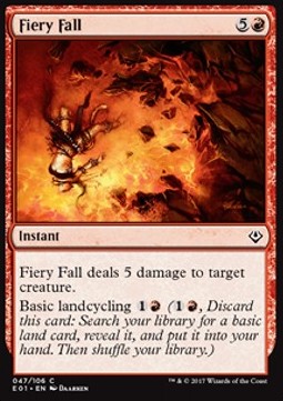 Caída ardiente / Fiery Fall