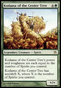 Kodama del árbol del centro / Kodama of the Center Tree
