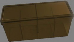 Dragon Shield - Caja acrilica dorada para 4 decks