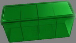 Dragon Shield - Caja acrilica verde para 4 decks