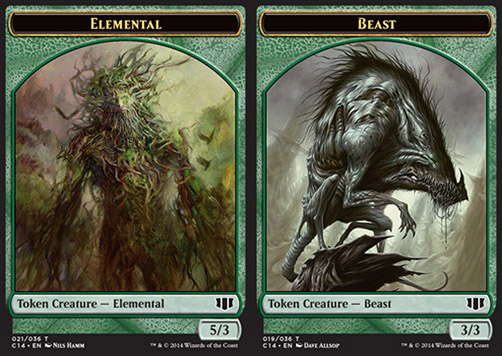 Token elemental / Bestia / Elemental / Beast Token