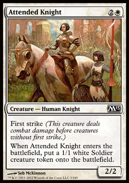 Caballero asistente / Attended Knight