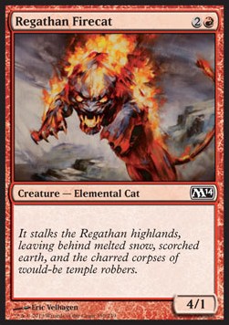 Gato de fuego de Regatha / Regathan Firecat