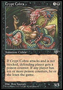 Cobra de las criptas / Crypt Cobra
