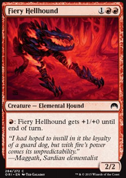 Perro infernal ardiente / Fiery Hellhound