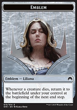 Liliana nigromante orgullosa /Liliana Defiant Necromancer Emblem