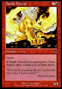 Gato de fuego pardico / Pardic Firecat
