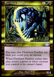 Pantera Veloz / Fleetfoot Panther