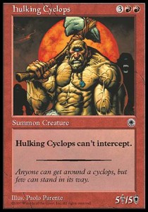 Cíclope corpulento / Hulking Cyclops