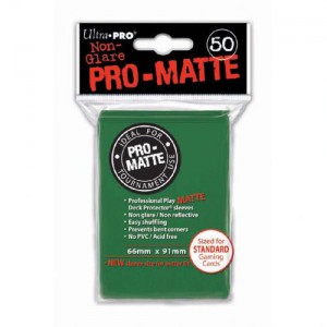 Ultra Pro - Matte Verde 50 Uds.