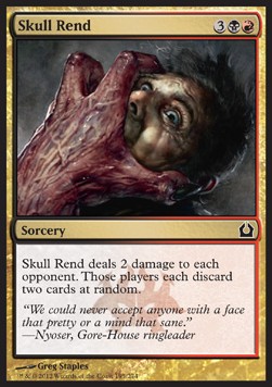 Rasgar el cráneo / Skull Rend