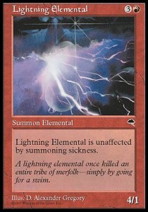 Elemental de rayos / Lightning Elemental
