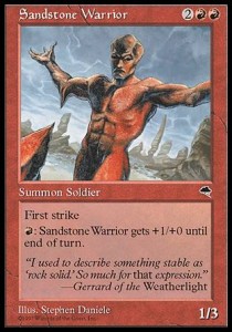Guerrero de arenisca / Sandstone Warrior
