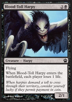 Arpía anunciasangre / Blood-Toll Harpy