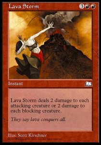 Tormenta de lava / Lava Storm